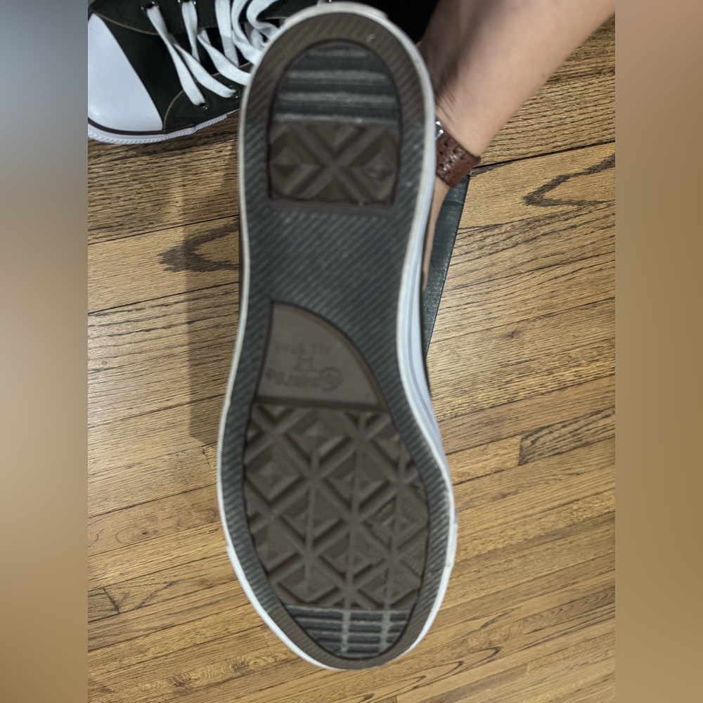 Converse All Star Utility Green/Teak/White Mens 10 Women’s 12 - Picture 11 of 15